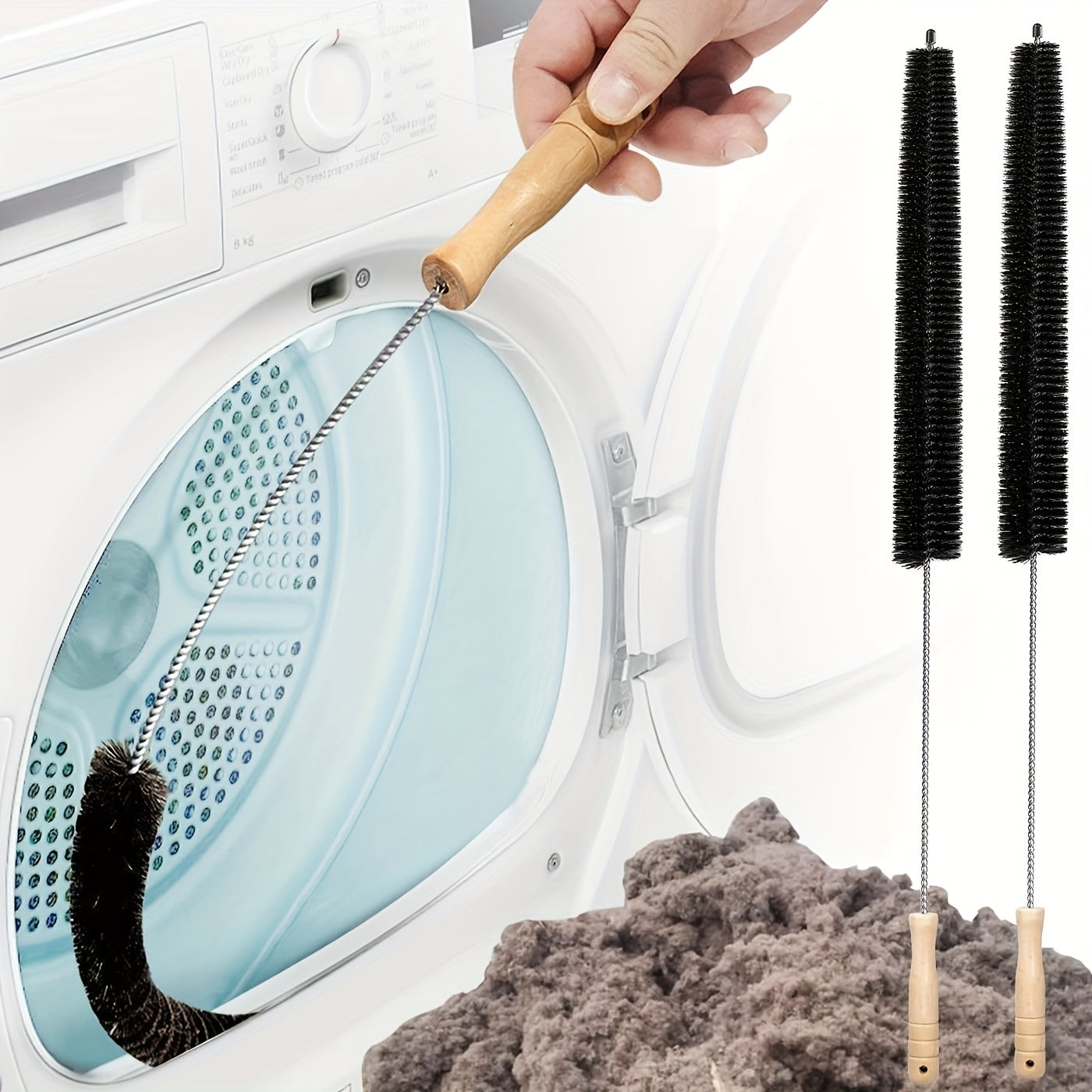 1pc Rotary Floor Scrub Brush for Tile and Grout Cleaning - 38 Long Brush  Head for Deep Cleaning and Easy Maintenance