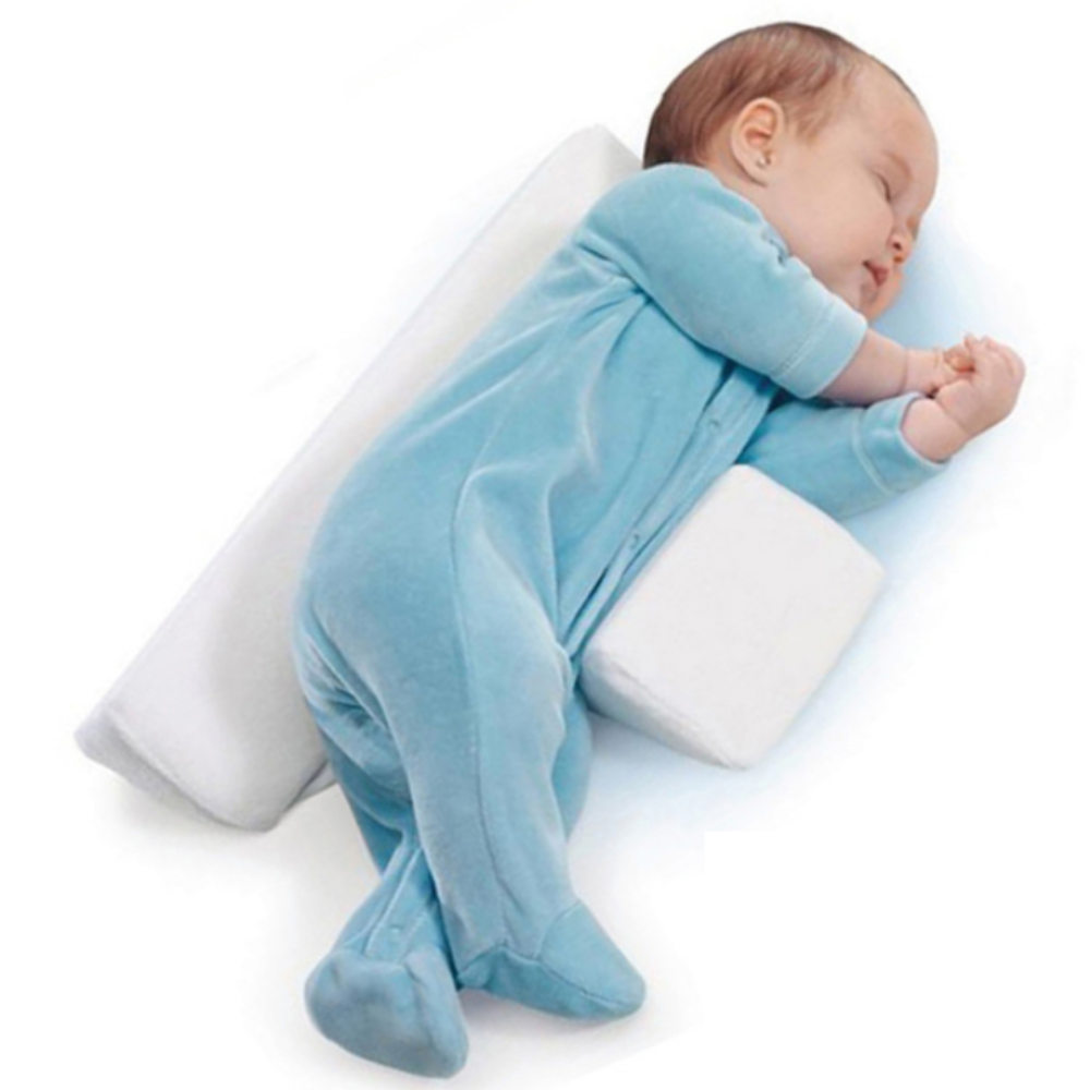 Baby Anti Roll Side Sleeper Positioner Wedge Pillow Par Masters