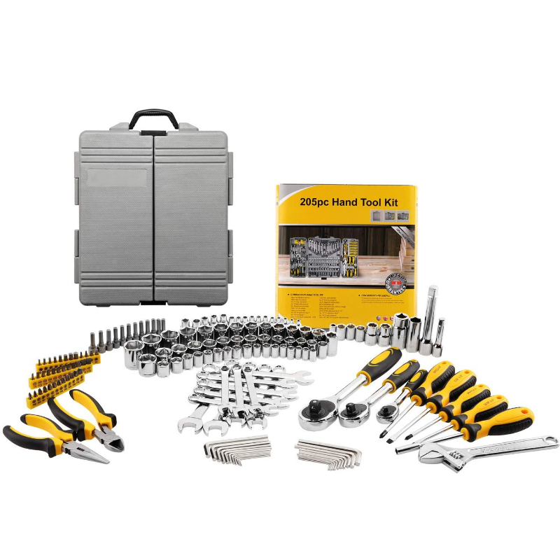 Complete Car Mechanic Tool Box Set 205pcs Par Masters
