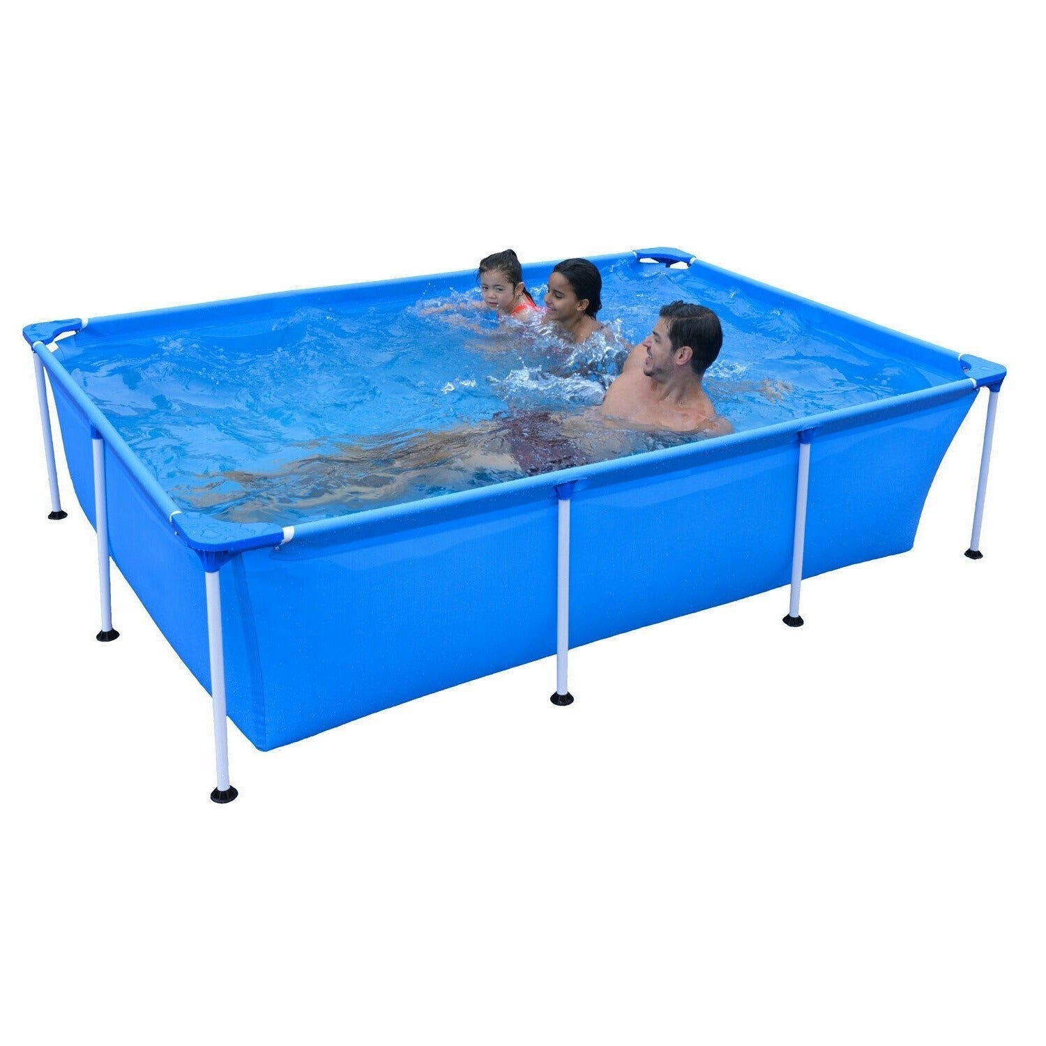 Large Outdoor Above Ground Rectangle Hard Sided Swimming Pool Par Masters
