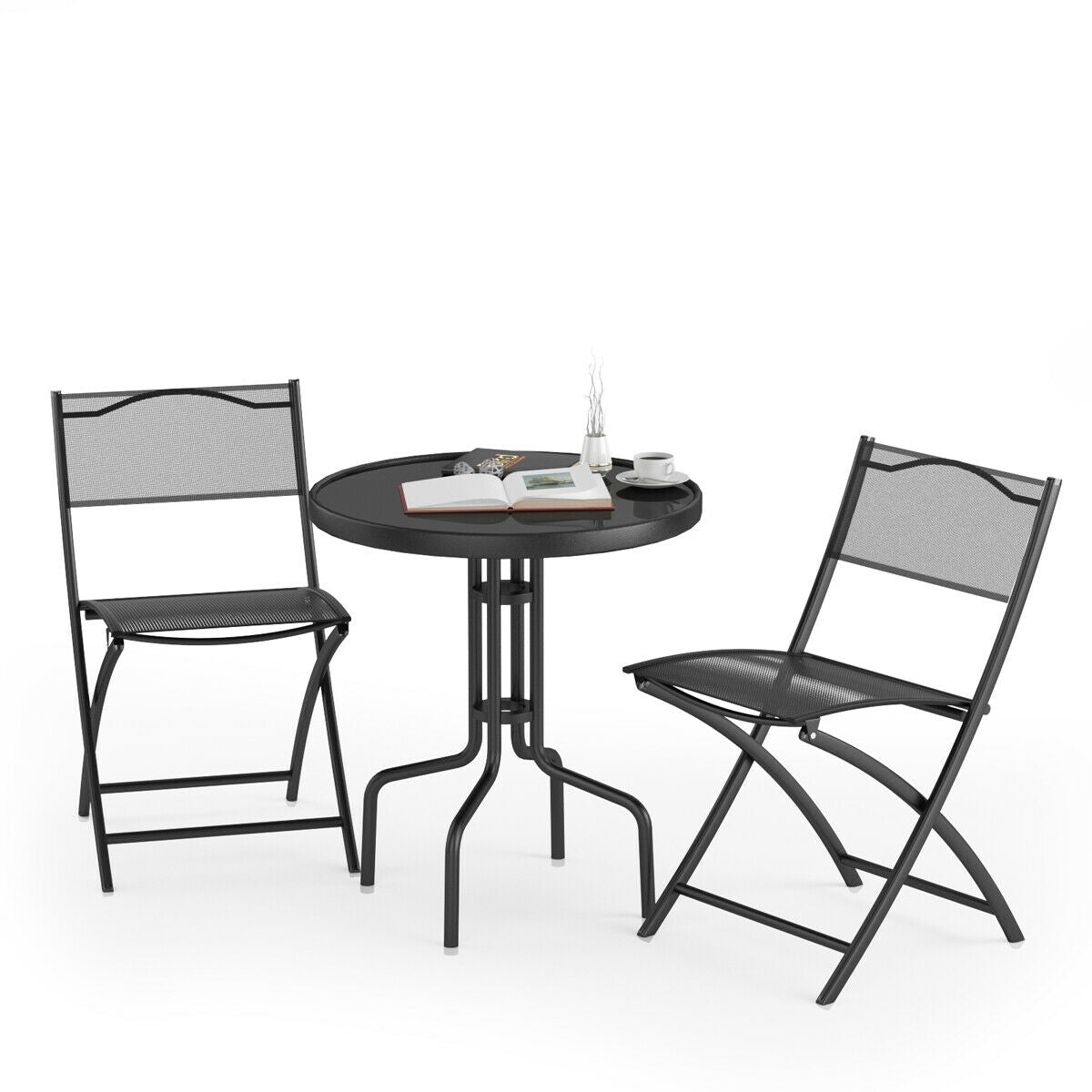 Outdoor Patio Table And Chair 3 Piece Bistro Set Par Masters