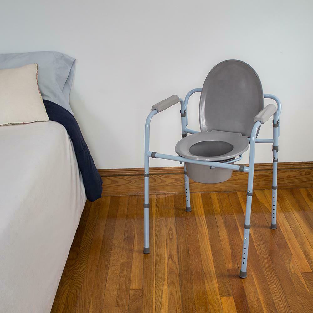 Heavy Duty 3 in 1 Bedside Toilet Commode Par Masters