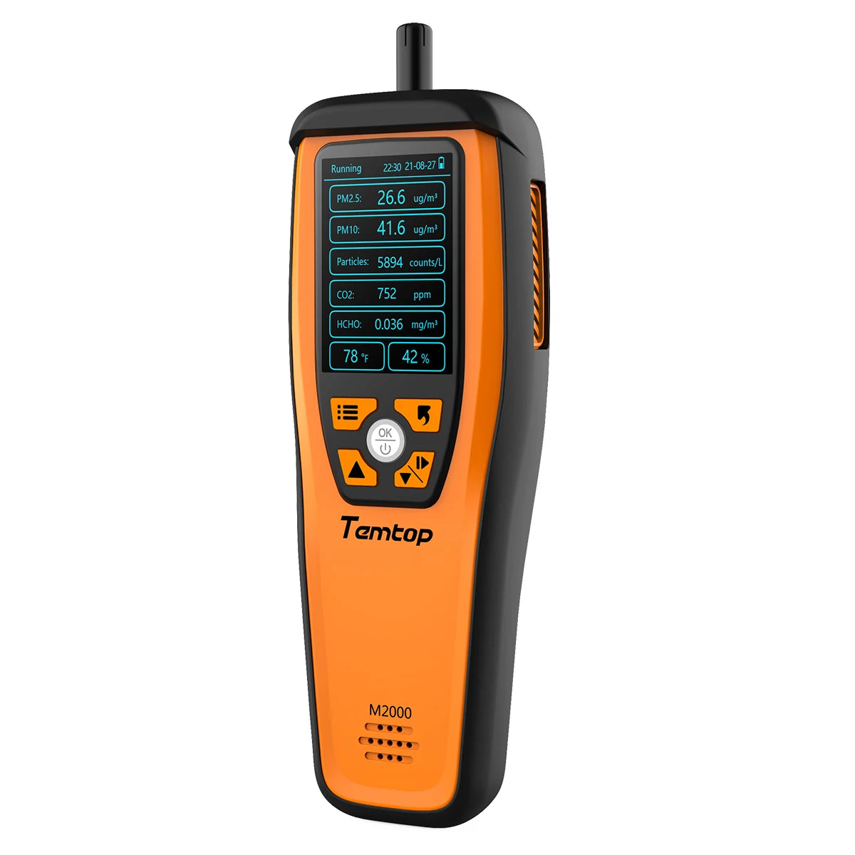 Temtop M2000 2nd Generation CO2 Meter Air Quality Monitor Air Analyzer ...
