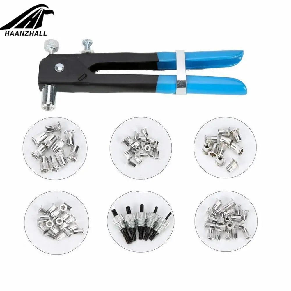 86pcs/set Hand Riveter Nut Rivet Gun Kit – Par Masters