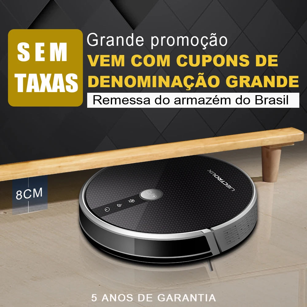 LIECTROUX C30B Robot Vacuum Cleaner, Map Navigation with Memory,Wifi A ...