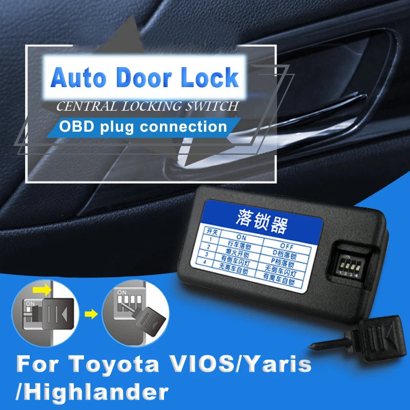 Auto Door Lock For Toyota VIOS/Yaris/Highlander Car Electronics Access ...