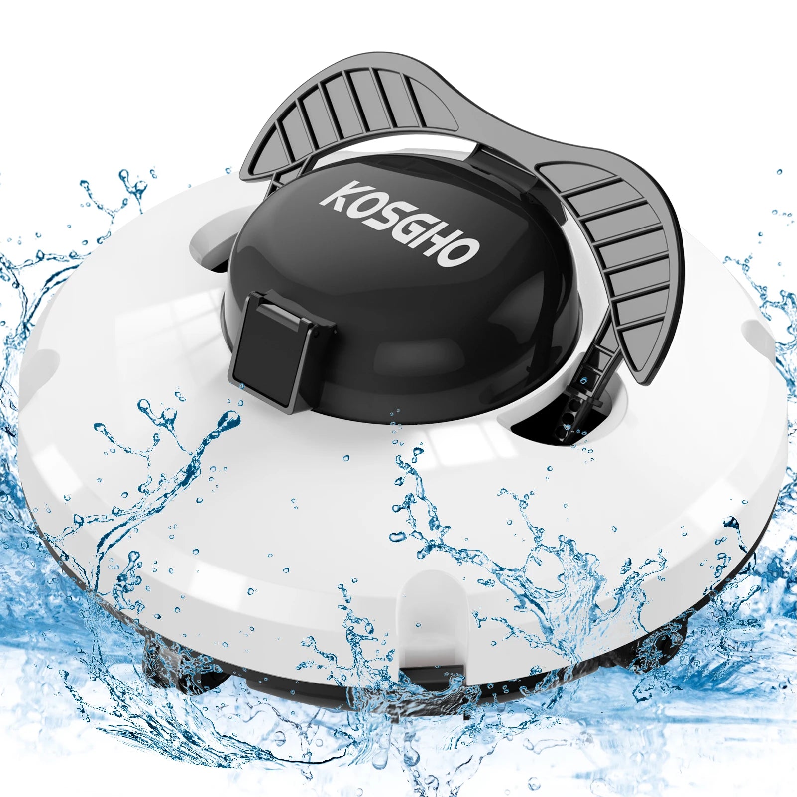 Cordless Robotic Pool Cleaner Pool Vacuum with Dual Motors Self Parkin ...