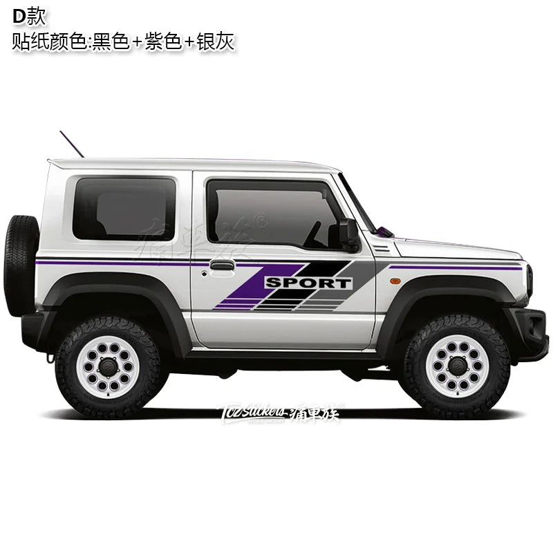 New car sticker left and right side decoration customized sporty off-r ...