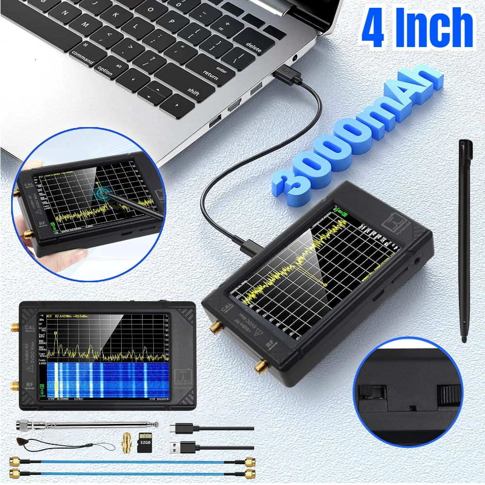 4inch Display Handheld Tiny Spectrum Analyzer – Par-Masters