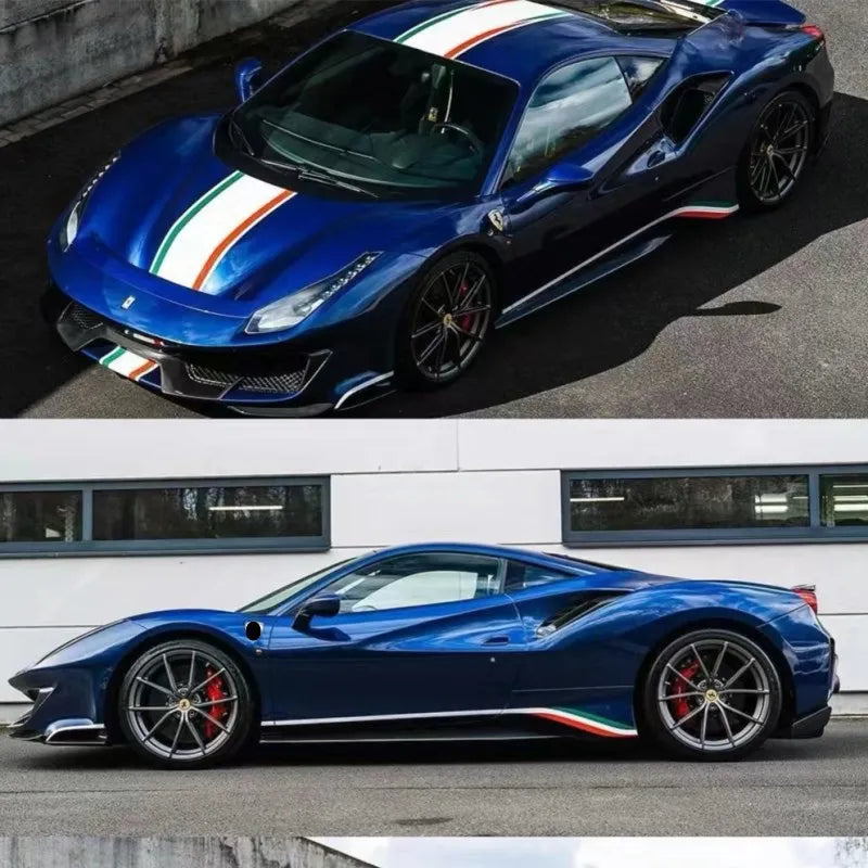 Car sticker FOR Ferrari 488 Pista body custom modified track version V ...