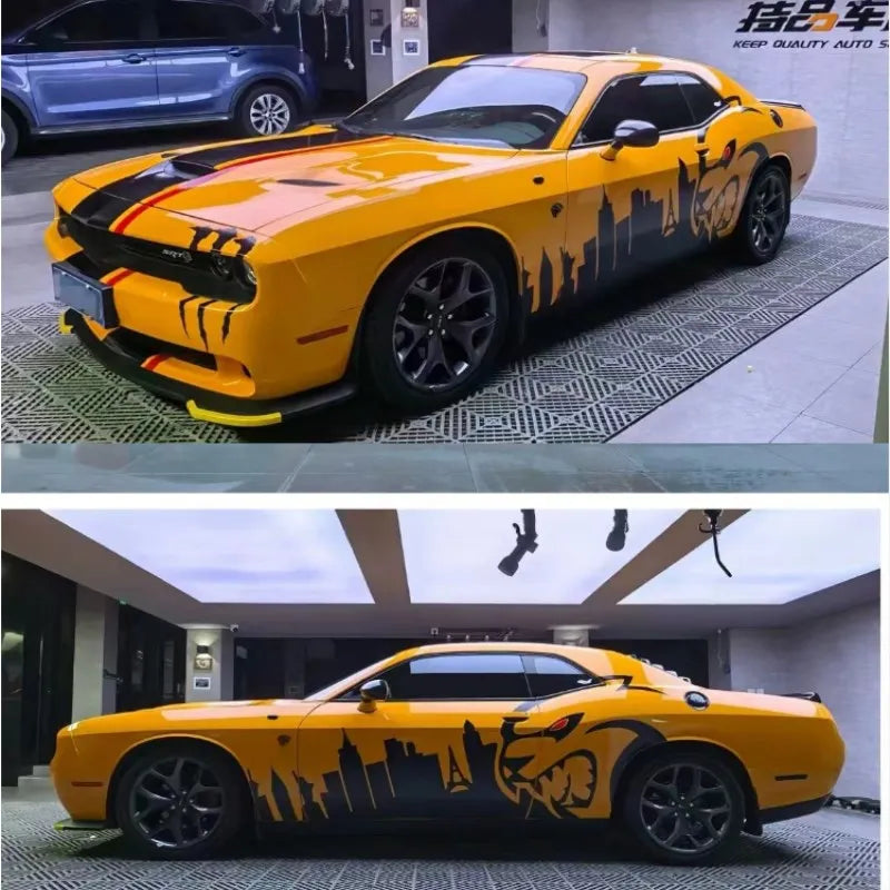 Car sticker FOR Dodge Challenger SRT body customization modification s ...