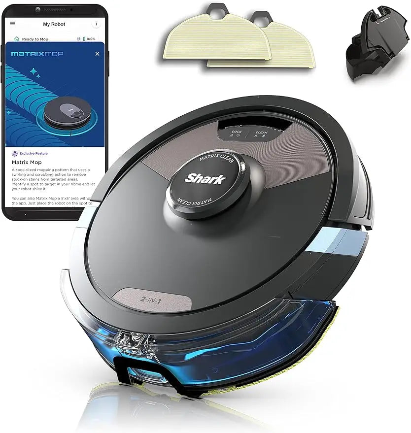 Shark Rv2520afca SHARK RV2620WD AI Ultra Robot Vacuum and Mop with Matrix Clean Navigat ...