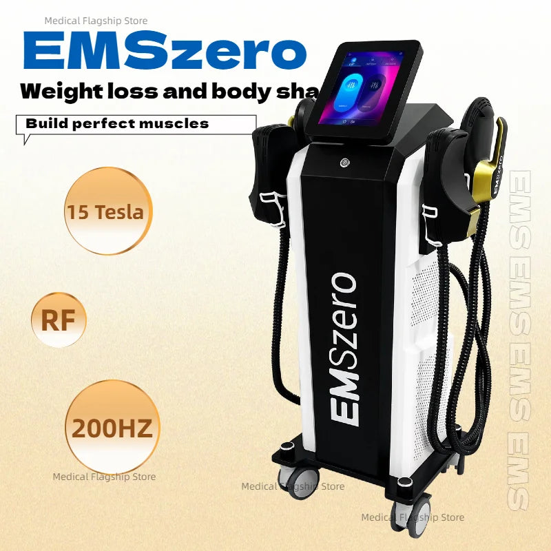 NEO RF EMS Machine 6500W Fat Body Slimming Technology Muscle Stimulati ...
