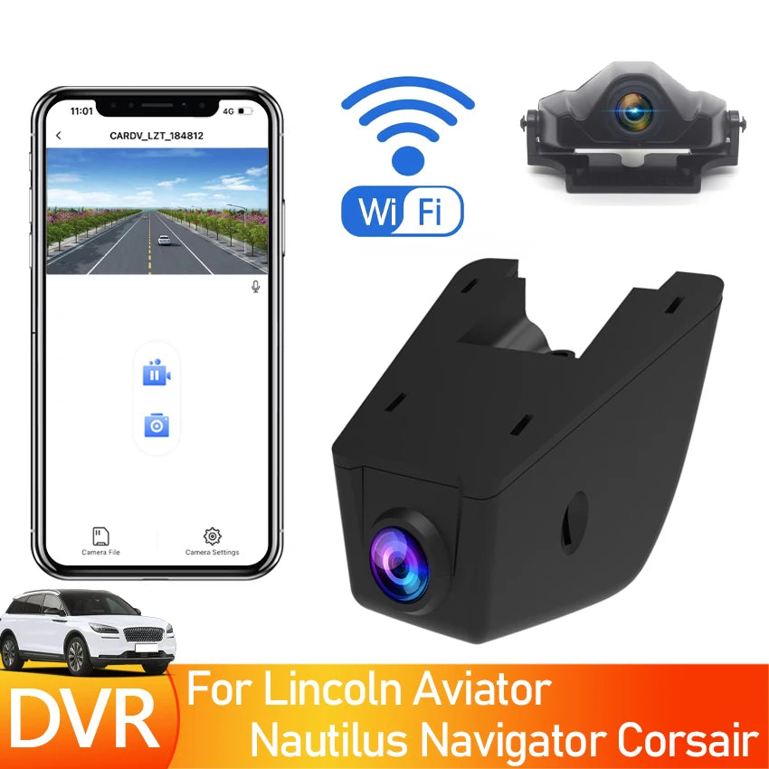 Dashcam For Lincoln Aviator Nautilus Navigator Corsair 2020 2021 2022 ...