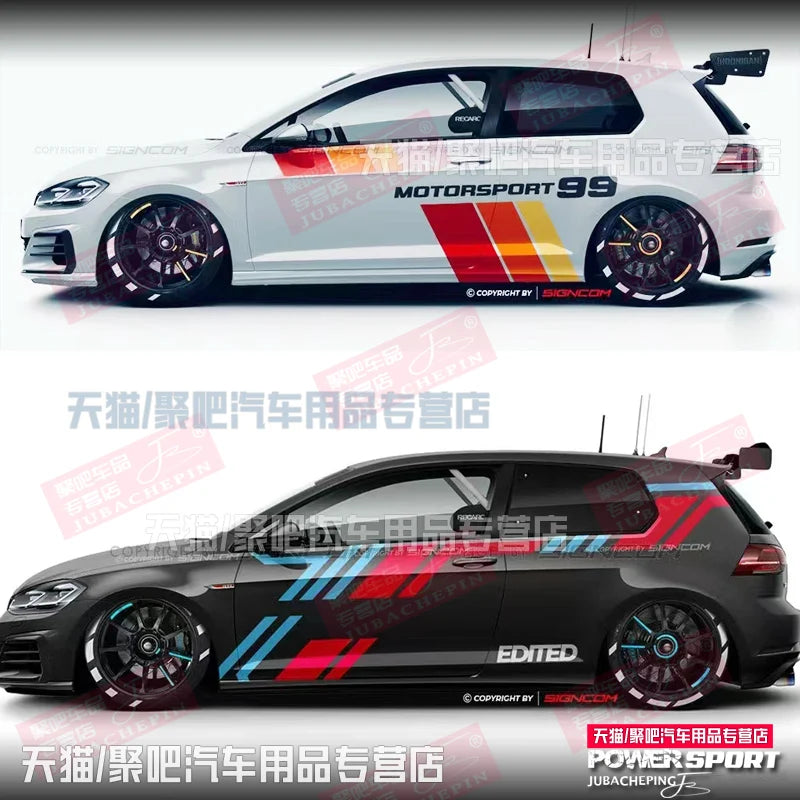 Golf R Sticker Works Car stickers FOR Volkswagen VW Golf 6 Golf 7 GTI Golf 8 Sports Decals ...