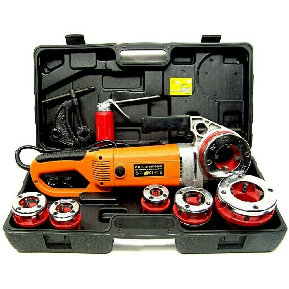 Thread Hand Maker Powerful Electric Handheld Pipe Threader Machine 2000W – Par-Masters