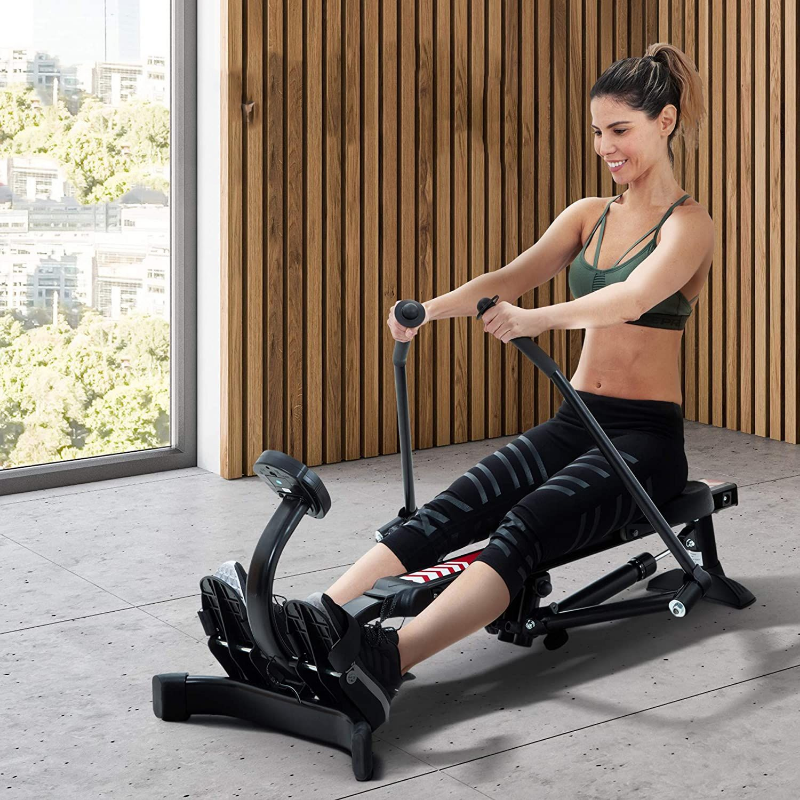 High Chair Rowing Machine Adjustable Compact Seated Home Back Rowing Exercise Machine – Par-Masters