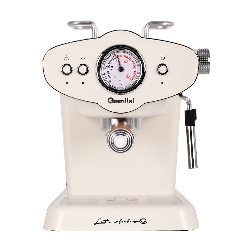 Gemilai Semi-automatic Espresso Machine, Italian Pump With