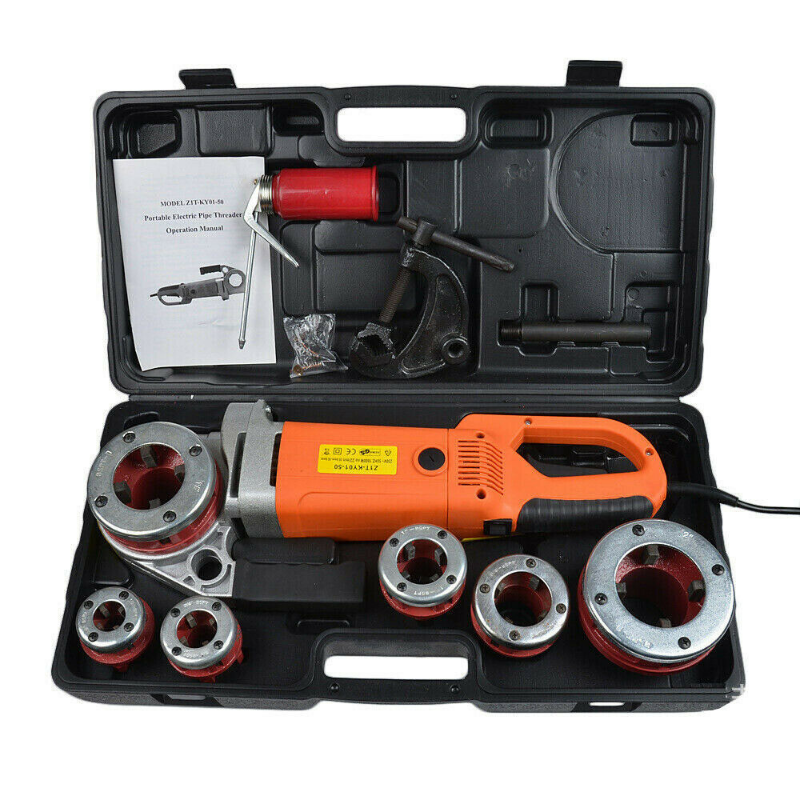 Thread Maker Machine Portable Portable Handheld Electric Pipe Threader Machine – Par-Masters