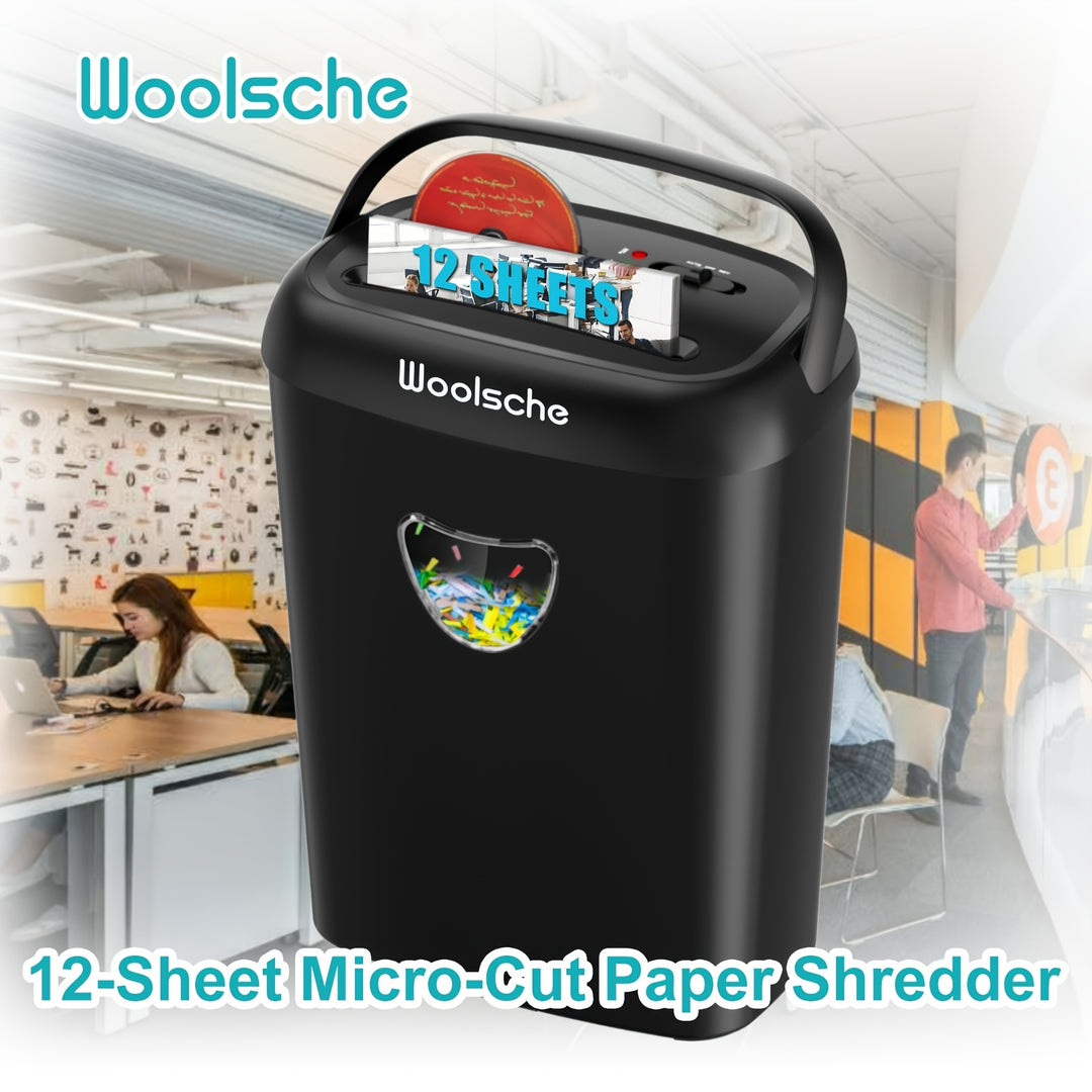 Home Office Paper Shredder,14-Sheet Cross Cut With 6.6-Gallon - View #6