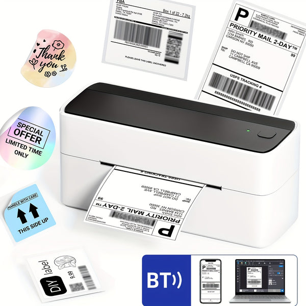 Phomemo PM-241-BT Shipping Printer Wireless Thermal Label Printer For Small  Business Compatible With IOS, Android & Computer