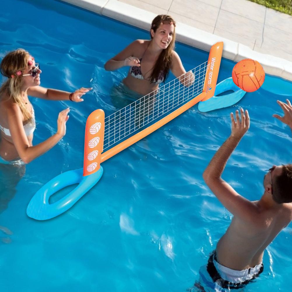 Volat Pool Floating Above Ground Swimming Pool Volleyball Net – Par-Masters
