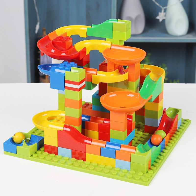 Marble Run Race Toy Track Set – Par Masters