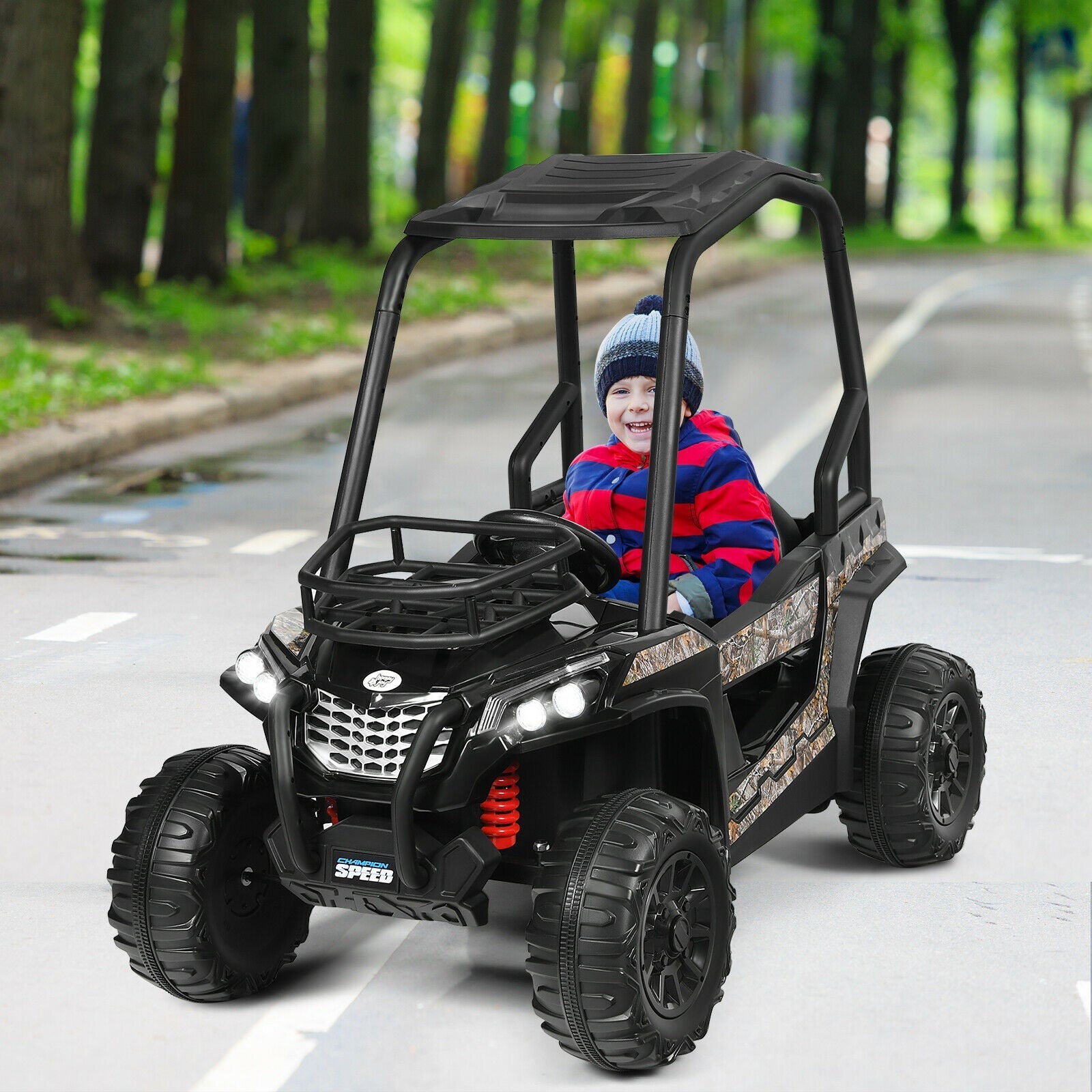Heavy Duty Electric Kids Side By Side Off Road Power UTV – Par-Masters
